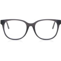 Oval Full Rim Plastic Men's Prescription Eyeglasses Online Grey Size 52 - Free Lenses - Blue Light Block Available - SmartBuy Collection