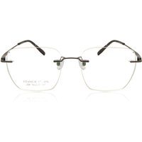 男性用 正方形 チタン 製 灰色 サングラス - アンチブルーライト - SmartBuy Collection