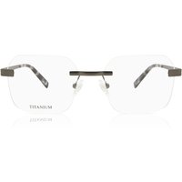 男性用 正方形 チタン 製 灰色 サングラス - アンチブルーライト - SmartBuy Collection
