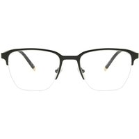 男性用 正方形 金属 黒 サングラス - アンチブルーライト - SmartBuy Collection