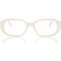 女性用 Geometric プラスチック 白 サングラス - アンチブルーライト - SmartBuy Collection