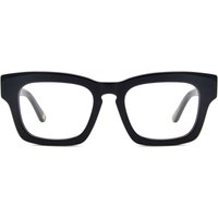 男性用 正方形 プラスチック 黒 サングラス - アンチブルーライト - SmartBuy Collection