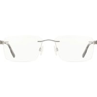Rectangle Rimless Titanium Men's Prescription Eyeglasses Online Grey Size 56 - Free Lenses - Blue Light Block Available - SmartBuy Collection