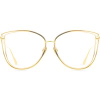 Linda Farrow DINAH LFL1422 C5 Women’s Eyeglasses Gold Size 59 - Blue Light Block Available