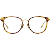 Linda Farrow BOWER LFL1486 C2 Men's Eyeglasses Tortoiseshell Size 53 - Blue Light Block Available