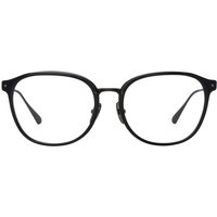 Linda Farrow PARK LFL1483 C2 Men's Eyeglasses Black Size 52 - Blue Light Block Available