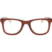 Linda Farrow KRIS VAN ASSCHE KVA61 C9 Men's Eyeglasses Clear Size 49 - Blue Light Block Available