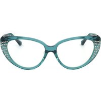 Linda Farrow AGENT PROVOCATEUR AP19 C2 Women’s Eyeglasses Green Size 54 - Blue Light Block Available