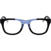 Linda Farrow KRIS VAN ASSCHE KVA37 C6 Men's Eyeglasses Black Size 50 - Blue Light Block Available