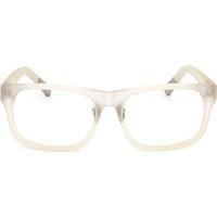 Linda Farrow KRIS VAN ASSCHE KVA43 C12 Men's Eyeglasses White Size 56 - Blue Light Block Available