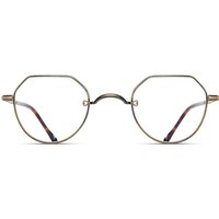 Matsuda M3144 AG Men's Eyeglasses Gold Size 46 - Blue Light Block Available