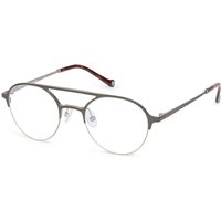 Hackett HEB249 548 Men's Eyeglasses Brown Size 49 - Blue Light Block Available