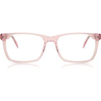 Square Full Rim Plastic Men's Prescription Eyeglasses Online Pink Size 55 - Free Lenses - Blue Light Block Available - Arise Collective