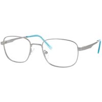 Square Full Rim Metal Men's Prescription Eyeglasses Online Silver Size 54 - Free Lenses - Blue Light Block Available - Arise Collective
