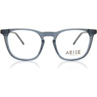 男性用 正方形 プラスチック 青 サングラス - アンチブルーライト - Arise Collective
