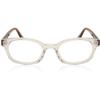 Oval Full Rim Plastic Men's Prescription Eyeglasses Online Clear Size 48 - Free Lenses - Blue Light Block Available - Arise Collective