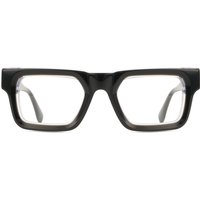 Square Full Rim Plastic Men's Prescription Eyeglasses Online Black Size 48 - Free Lenses - Blue Light Block Available - Arise Collective