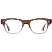 Garrett Leight RODRIGUEZ GOF Men's Eyeglasses Brown Size 48 - Blue Light Block Available