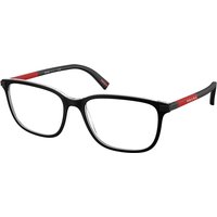 プラダ Prada Linea Rossa PS 02RV 03I1O1 サングラス - 男性用 - 黒
