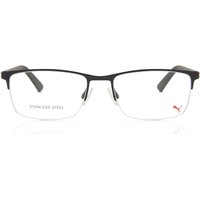 Puma PU0028O 005 Men's Eyeglasses Black Size 56 - Blue Light Block Available