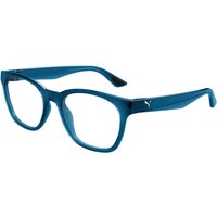Puma PU0486O 004 Men's Eyeglasses Blue Size 53 - Blue Light Block Available