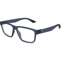 Puma PU0507O 002 Men's Eyeglasses Blue Size 57 - Blue Light Block Available