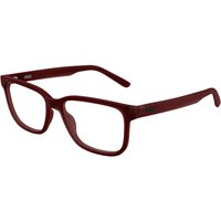 Puma PU0530O 003 Men's Eyeglasses Burgundy Size 55 - Blue Light Block Available