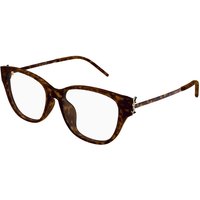 Saint Laurent SL M48O_C/FN Asian Fit 003 Women’s Eyeglasses Tortoiseshell Size 54 - Blue Light Block Available