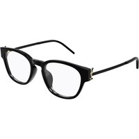 Saint Laurent SL M48O_D/FN Asian Fit 001 Women’s Eyeglasses Black Size 51 - Blue Light Block Available