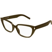 Saint Laurent SL 896 006 Women’s Eyeglasses Brown Size 55 - Blue Light Block Available
