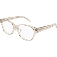 Saint Laurent SL M169/F Asian Fit 004 Women’s Eyeglasses Brown Size 54 - Blue Light Block Available