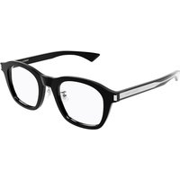 Saint Laurent SL 880/J OPT Asian Fit 001 Men's Eyeglasses Black Size 48 - Blue Light Block Available