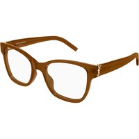 Saint Laurent SL M158 011 Women’s Eyeglasses Brown Size 54 - Blue Light Block Available