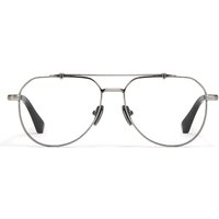 Quay ALL CAPS 78142 Men's Eyeglasses Silver Size 55 - Blue Light Block Available