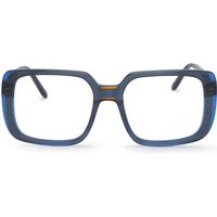 Mr. Boho Sparks LACQR41-00 Men's Eyeglasses Blue Size 56 - Blue Light Block Available
