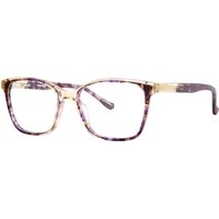 Kensie Enchanting Purple Pansy Women’s Eyeglasses Clear Size 52 - Blue Light Block Available