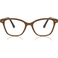 男性用 正方形 木製 茶色 サングラス - アンチブルーライト - SmartBuy Collection