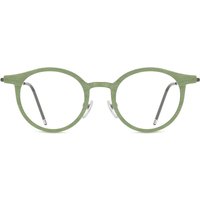 男性用 円形 木製 緑 サングラス - アンチブルーライト - SmartBuy Collection