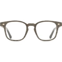 男性用 正方形 木製 灰色 サングラス - アンチブルーライト - SmartBuy Collection