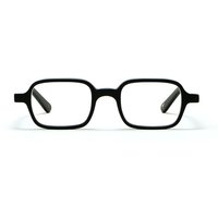 L.G.R Marrakech 5734 Men's Eyeglasses Black Size 46 - Blue Light Block Available