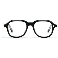 L.G.R Congo 6827 Men's Eyeglasses Black Size 55 - Blue Light Block Available