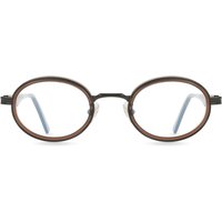 L.G.R Karnak 6822 Men's Eyeglasses Brown Size 45 - Blue Light Block Available