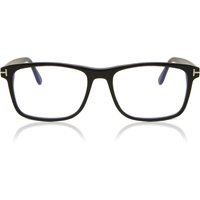 Tom Ford FT5752-B 001 Blue-Light Block Men's Eyeglasses Black Size 57 - Blue Light Block Available
