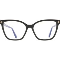 トム フォード トム フォード Tom Ford FT5812-B 001 青-Light Block サングラス - 女性用 - 黒