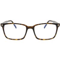 Tom Ford FT5802-B 052 Blue-Light Block Men's Eyeglasses Tortoiseshell Size 55 - Blue Light Block Available