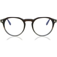 Tom Ford FT5833-B 056 Blue-Light Block Men's Eyeglasses Tortoiseshell Size 49 - Blue Light Block Available