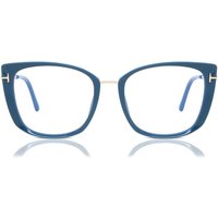 Tom Ford FT5816-B 089 Blue-Light Block Women’s Eyeglasses Blue Size 53 - Blue Light Block Available