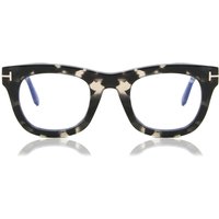Tom Ford FT5872-B 005 Blue-Light Block Men's Eyeglasses Tortoiseshell Size 48 - Blue Light Block Available