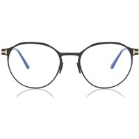 Tom Ford FT5866-B 002 Blue-Light Block Men's Eyeglasses Black Size 52 - Blue Light Block Available