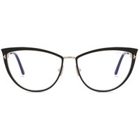 トム フォード トム フォード Tom Ford FT5877-B 001 青-Light Block サングラス - 女性用 - 黒